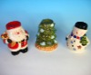Wholesale Christmas ceramic candle stand