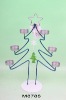 Wholesale christmas gift christmas decoration metal gift metal craft metal christmas tree with candle holder