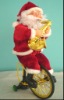 Wholesale santa claus with ride bike