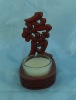 Wholesale Polyresin love shape candle stands