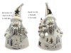 Wholesale Electroplating santa christmas tealight holder