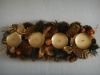 Wholesale christmas decorative pine cone candle holder
