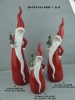 Wholesale Ceramic glaze Santa Claus christmas tree gift 2011 the latest design Environmental