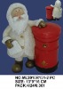 Wholesale christmas santa claus in polyresin for gift or ornament