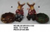 Wholesale 2asst christmas elk in polyresin for decorations