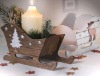 Wholesale 2011 christmas candle holder,wood craft,wooden christmas decorations