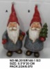 Wholesale 2asst christmas crafts santa in polyresin for gifts and ornaments