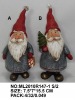 Wholesale 2asst xmas crafts santa in polyresin for decoration