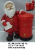 Wholesale christmas santa claus in polyresin for ornament or decoration