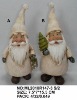 Wholesale 2asst christmas crafts santa in polyresin for ornament