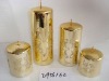 Wholesale christmas metallic shining candle