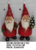 Wholesale 2asst christmas santa in polyresin for gift and ornament