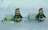 Wholesale Magnet Candle Holder Resin Christmas Item