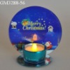 Wholesale reflective glass christmas candle holder