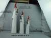 Wholesale fashion lovely popular Ceramic white glaze christmas Santa Claus christmas tree gift 2011 the latest design Environmental