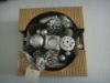 Wholesale christmas decorative pine cone candle holder