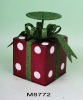 Wholesale christmas gift christmas decoration metal gift metal craft metal christmas candle holder