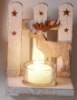 Wholesale Christmas deer candle holder ,wooden craft,christmas decoration,christmas lantern