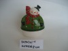 Wholesale ceramic christmas decoration candle holder