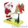Wholesale 6'' santa claus knocking the ring