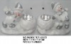 Wholesale 2asst snowman candle holder in polyresin for christmas use