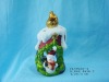 Wholesale Ceramic christmas with santa figurine for decoration and gift and home and garden
