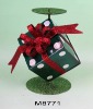 Wholesale christmas gift christmas decoration metal gift metal craft metal christmas candle holder