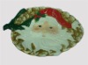 Wholesale Ceramic Santa Claus Plate