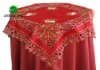 Wholesale Christmas candle table cloth