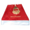 Wholesale Xmas Velvet Hat with sewing santa head