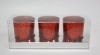 Wholesale 3-piece Christmas candle holder