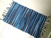 Wholesale color strip sweet cotton woven rug