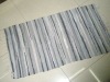 Wholesale color strip sweet cotton cloth rug