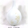 Wholesale White flower wood decorative Vase
