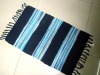 Wholesale color strip sweet cotton woven rug