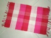 Wholesale color latice sweet cotton cloth rug