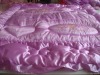 the laterest new design satin quilt sets