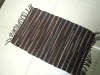 Wholesale color strip sweet cotton woven rug