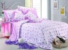 Wholesale 100% cotton printed duvet cover set -beautiful flower huse