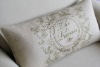 Wholesale linen printed embroidery pillowcase cushions