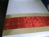 100% Polyester hotel Bed Runner and bed spread