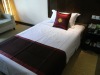 Wholesale 100% Polyester hotel Bed Runner and bed spread