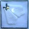 Wholesale linen ladies white handkerchief napkins
