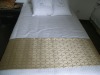 Wholesale 100% Polyester hotel Bed Runner and bed spread