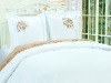 Wholesale microfiber embroidery bedding set