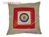 chinese traditional silk pillow cover,back pillow case