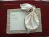 Wholesale white linen table napkin