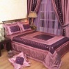 Wholesale sequined taffeta comforter set
