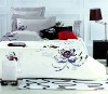 Wholesale Embroidered 4 pcs bedding set, home textile