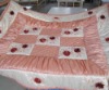 Wholesale 3pcs embroidered handmade quilt set